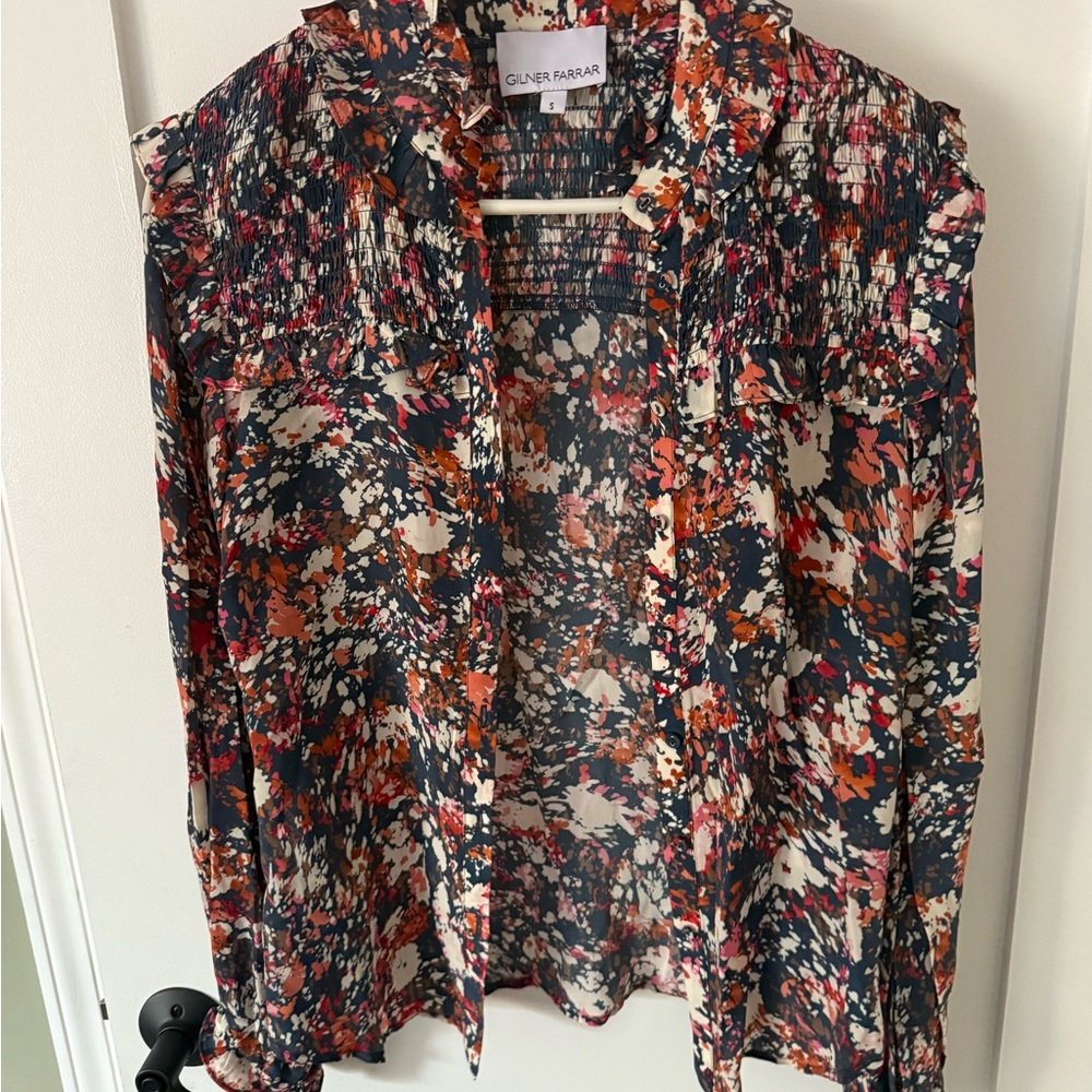GILNER FARRAR Women's Vibrant Floral Blouse